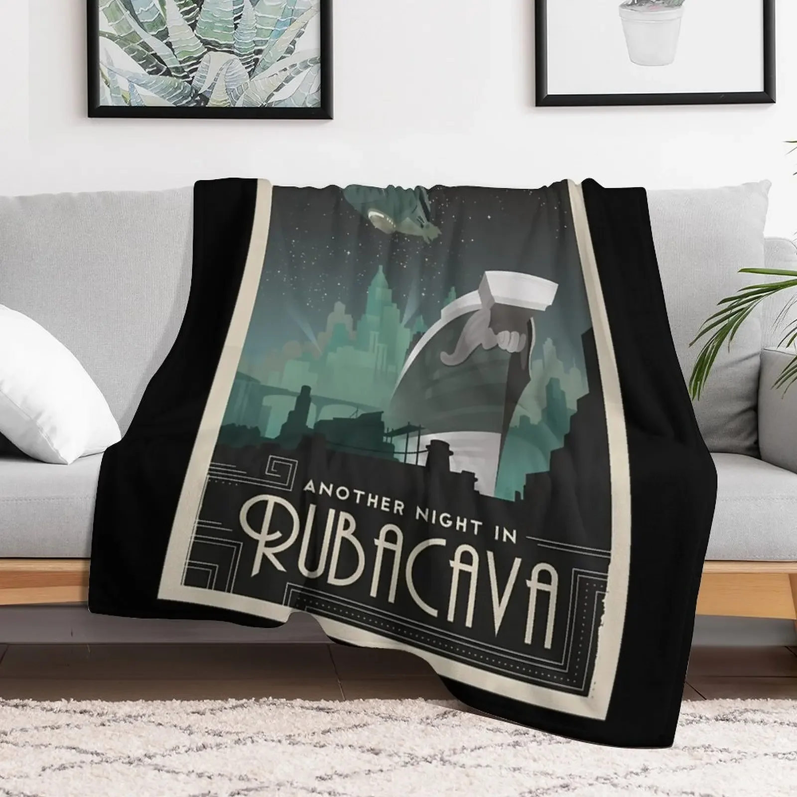 Grim Fandango Travel s - Rubacava Throw Blanket Bed covers for winter Sofa Quilt Blankets