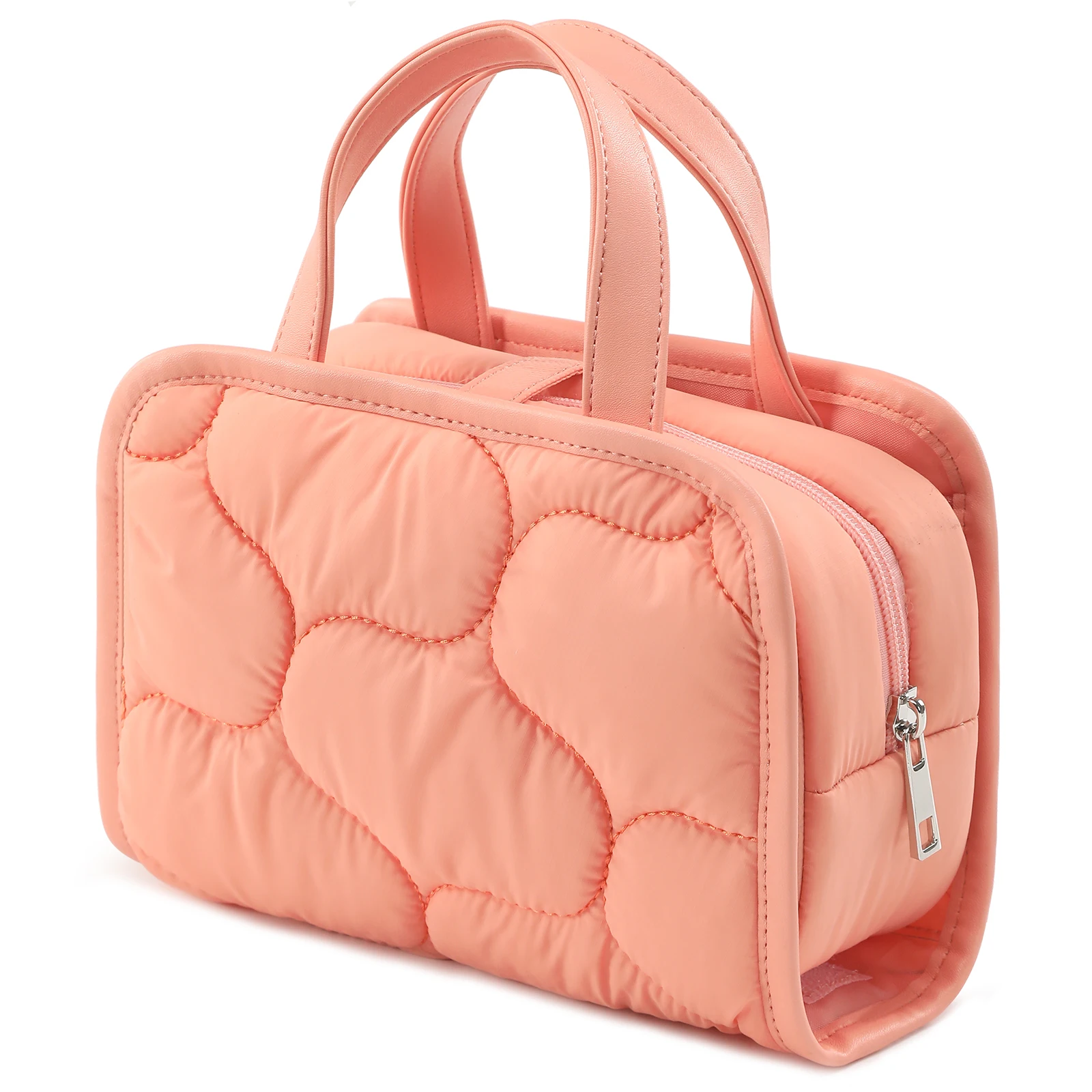Bolsa de maquiagem para mulheres, Bolsa cosmética, Maquiagem de viagem, Bolsa de higiene pessoal, Bolsa de lavagem, Plush Pen Storage, Organizer