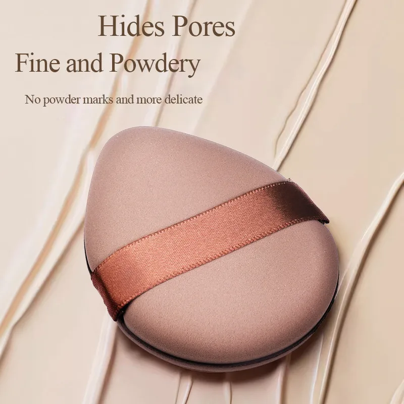 10pcs Soft Cosmetic Sponge Puff Double Side Soft Beauty Makeup Air Cushion Puffs Dry and Wet Use Foundation Cosmetics Tools