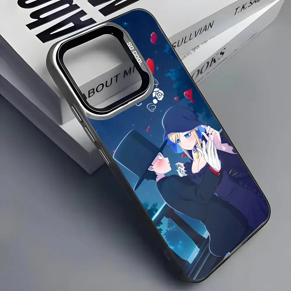 Coque de téléphone ANIME T-The Duke of D-Death pour iPhone 17 16 15 14 13 12 11 Pro Max Air multicolore mat laser métallique aurora Funda