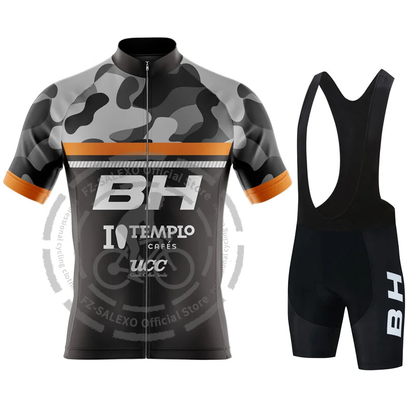 2024 BH Summer Short Sleeve Cycling Jersey Set Men's Cycling Clothing Breathable Ropa Maillot Ciclismo Hombre Set Bike Clothing