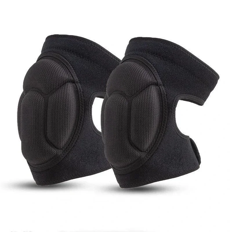 1Pair Sports Anti-collision Sponge Anti-fall Knee Pads Football Basketball Fitness Roller Skating Protective Gear Anti-fall