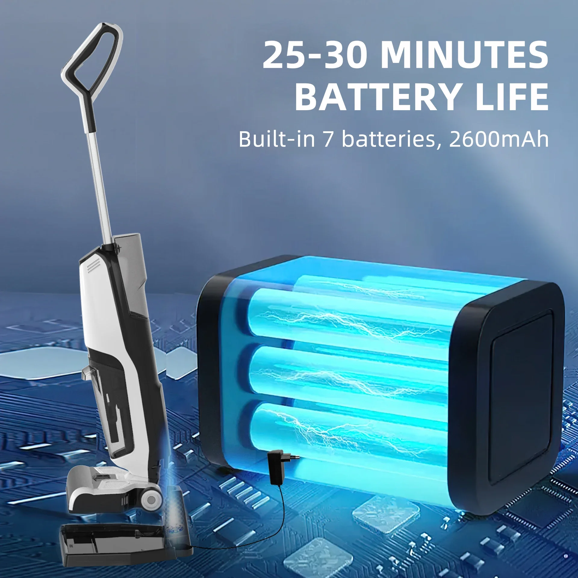 Wireless Electric Mop With Sprayer Floor Washing Mops Clean Floor Handheld Household Automatic Mop Wet And Dry Vacuum Cleaner