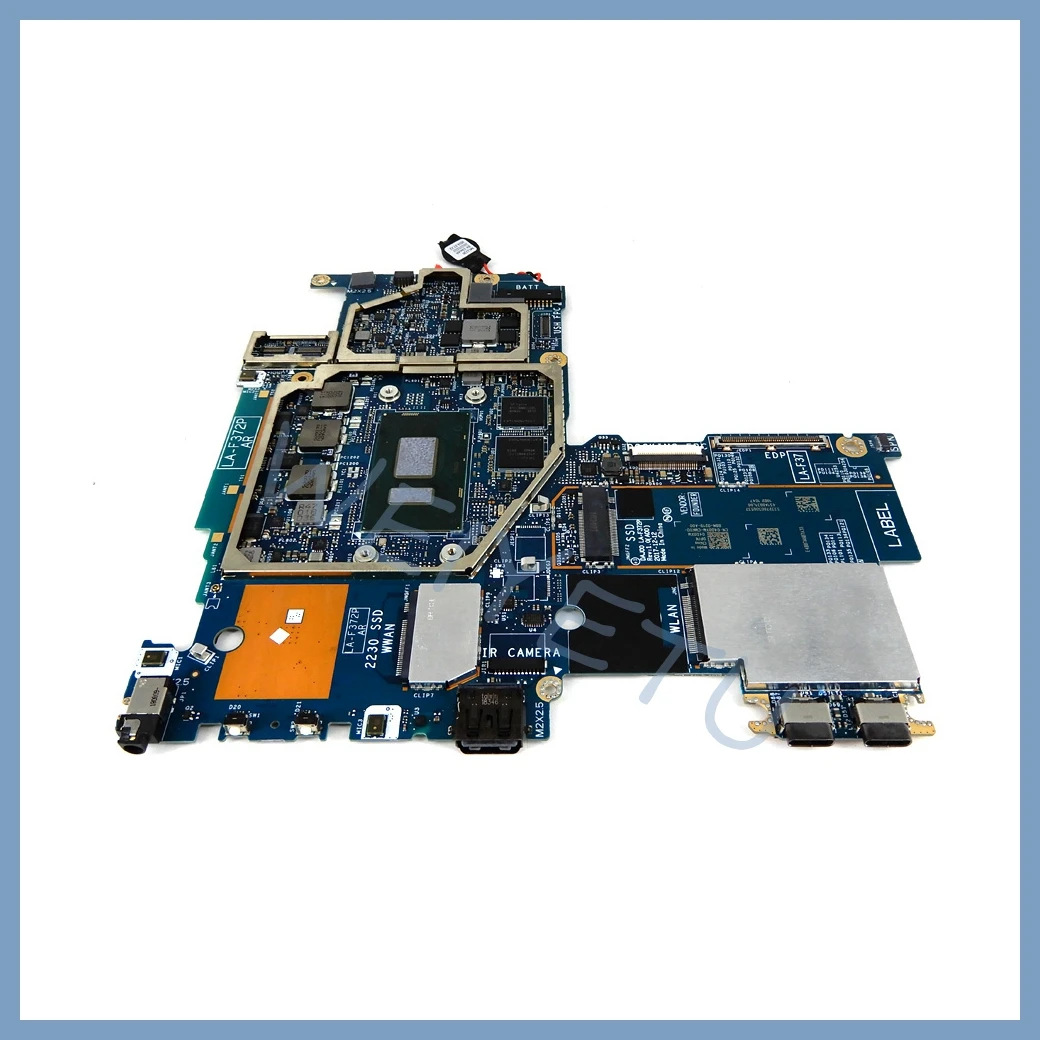 Imagen 6: Placa base para portátil LA-F372P para Dell Latitude 5290, placa base para portátil 2 en 1 con CPU I7-8650U, 16GB de RAM, 100% probada, OK