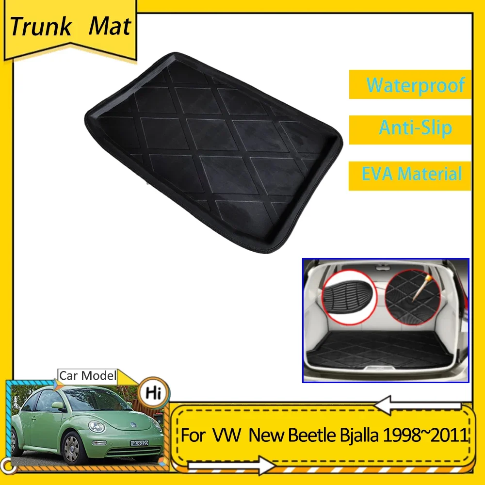 

Car Trunk Mat For Volkswagen VW New Beetle Bjalla 1998~2011 Cargo Boot Pad Protective EVA Waterproof Carpet Liner Accessories