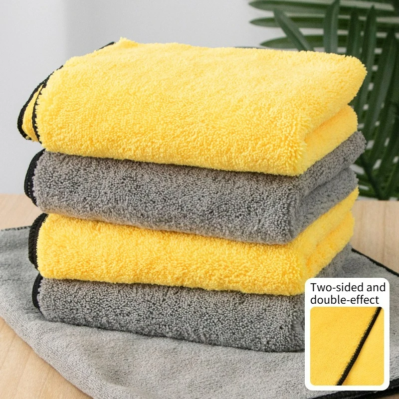 40*60cm High-end Microfiber Towel Car Wash Towel Detailing Cleaning Cloth Car Wash Drying Towel Car Absorbent Cleaning Products