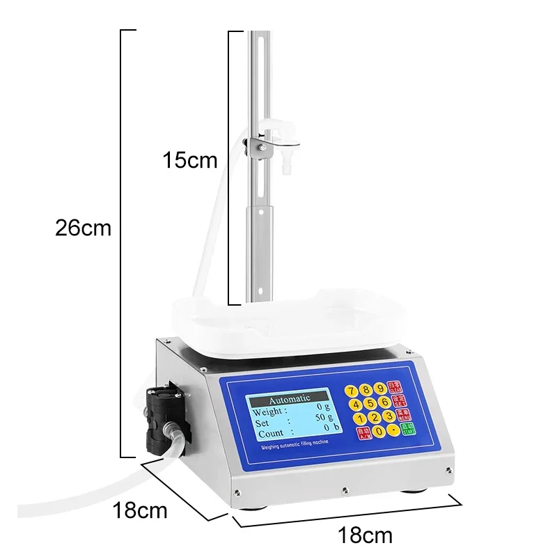 New SalesBottle Liquid Filling Machine 500g Fully Automatic Filling Machine for Liquid Paste Cos metic Essential Oil Ink Perfume