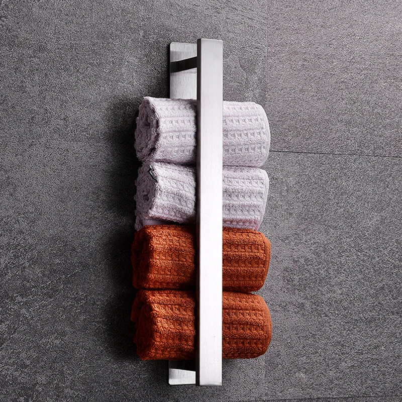 

Bathroom Hardware Set Accessories Matt Black Silver Shelf Robe Hook Hanger Towel Rail Bar Rack Tissue Self Adhesive Towel Holder