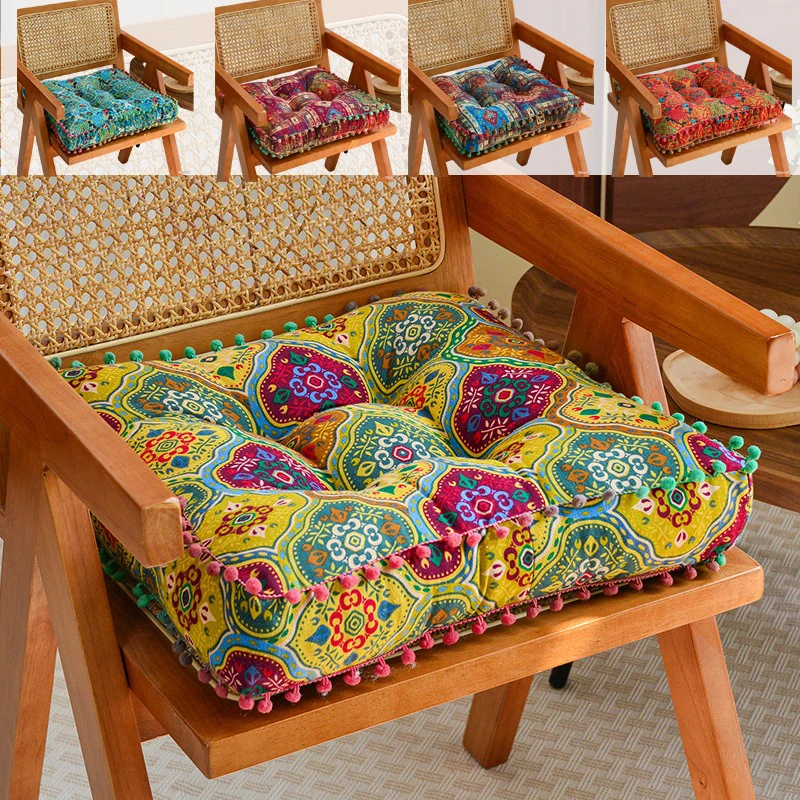 

1pc 40x40cm Thick Soft and Comfortable Moroccan Chair Cushion /meditation Pad-suitable for Living Rooms Bedrooms,dining Rooms