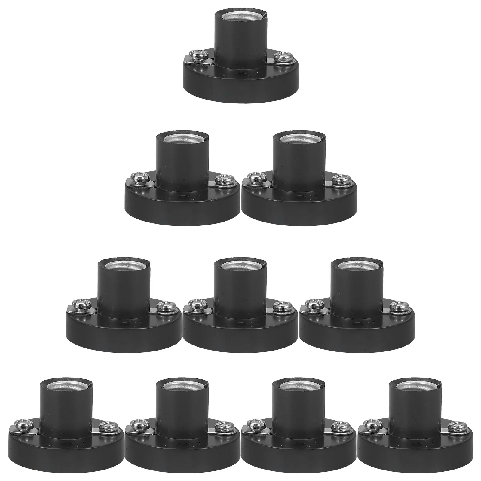 

10Pcs Lamp Base Bulb Socket Screw Holder Miniature for Physics Electronic Experiment Lighting Replacement Stand