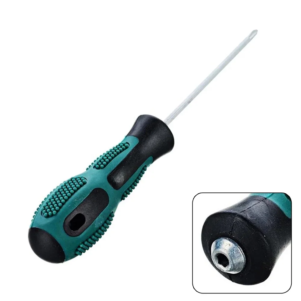 2 In 1 Precision Slotted Cross Screwdriver Magnetic Screwdriver Head Handle Flathead Screw Driver Removable Hand Tool 3x75mm