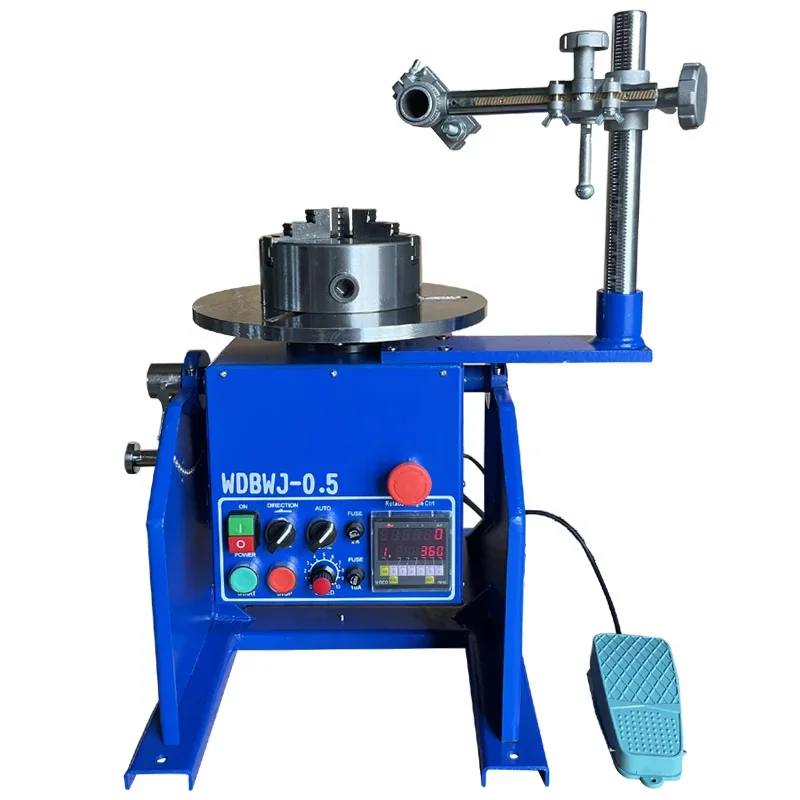 

welding positioner/turntable /50KG Welding Rotator with K11-165 Three Jaws chuck + torch holder can clamp 4-150mm pipe workpiece