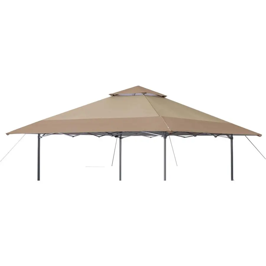 

Top Compatible with Ozark Trail Part Number WMT1313114N Instant Outdoor Canopy Frame, Canopy Cover ONLY, Khaki Brown