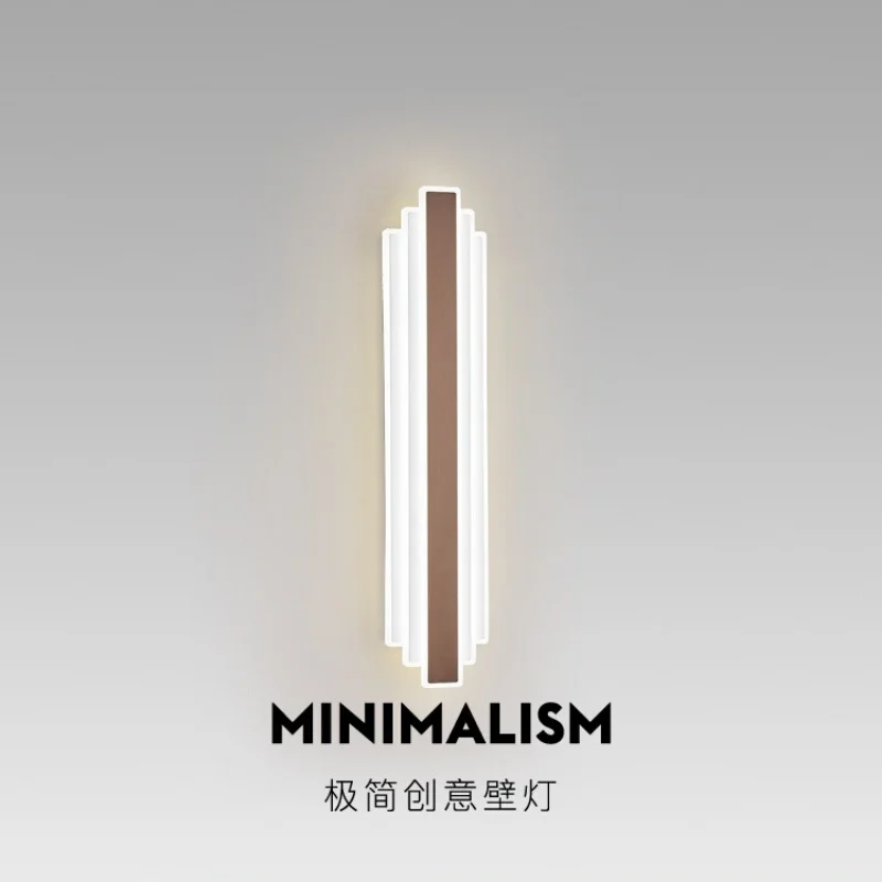 Nordic Straight Strip Lamp Modern Living Room Corridor Background Wall Staircase Corridor Bedroom Wall Lamp