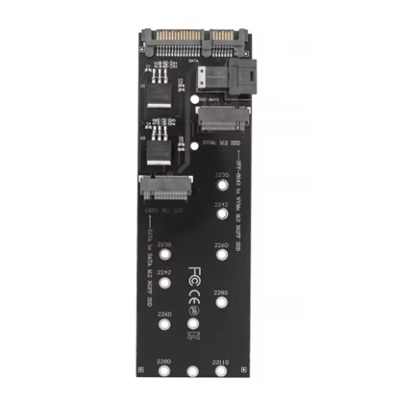NGFF M-Key a Slimline SAS NVME Pcie 22Pin SATA Adattatore Convertitore SSD adatto per scheda madre desktop portatile