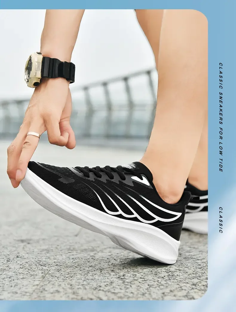 mesh casual sports shoes men's breathable running tide shoes size image 4