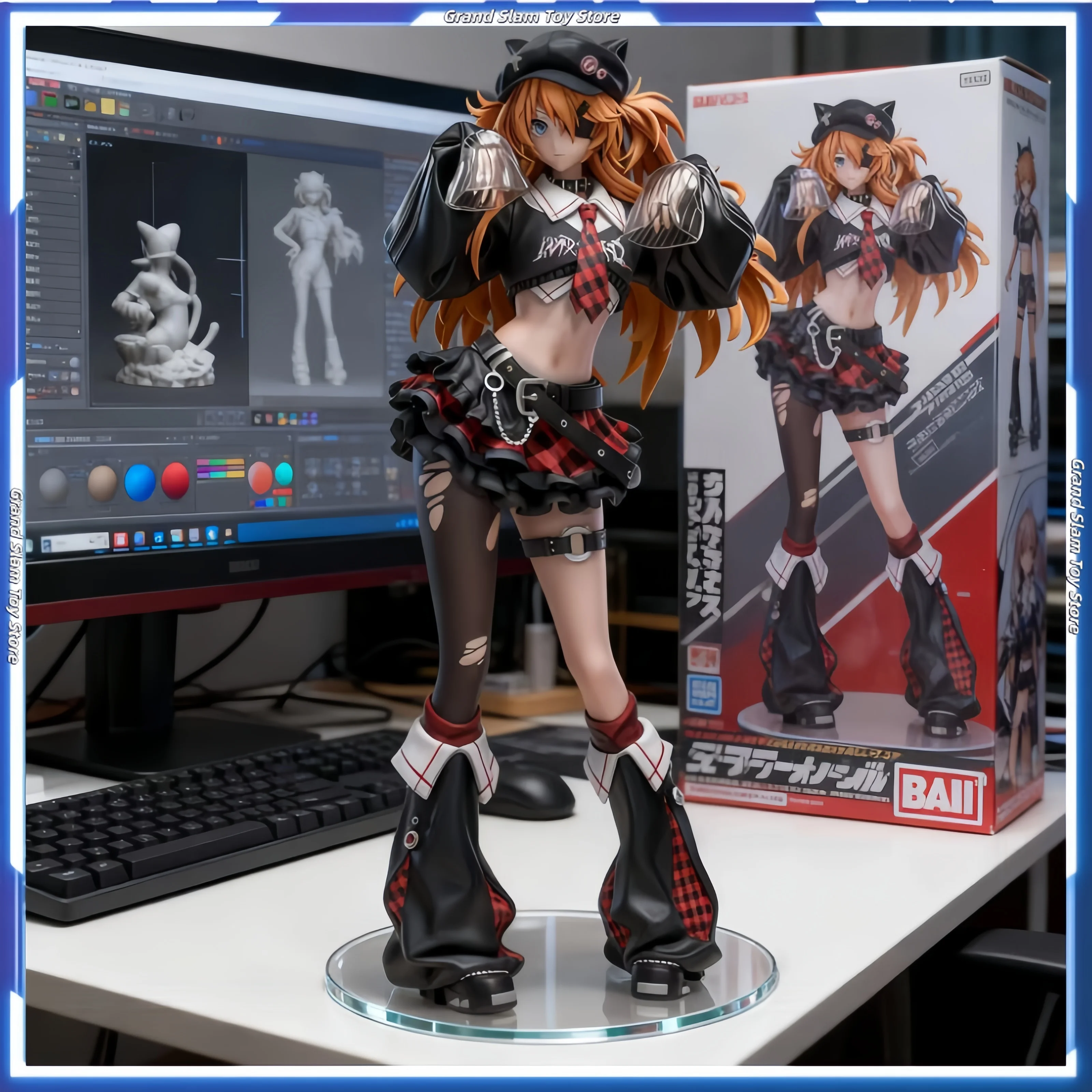 

Новый Gk Shin Evangelton Gekijouban Souryuu Asuka Langley Girls Toys Японское аниме Фигурка ПВХ Фигурка Игрушка Игровая модель игрушки