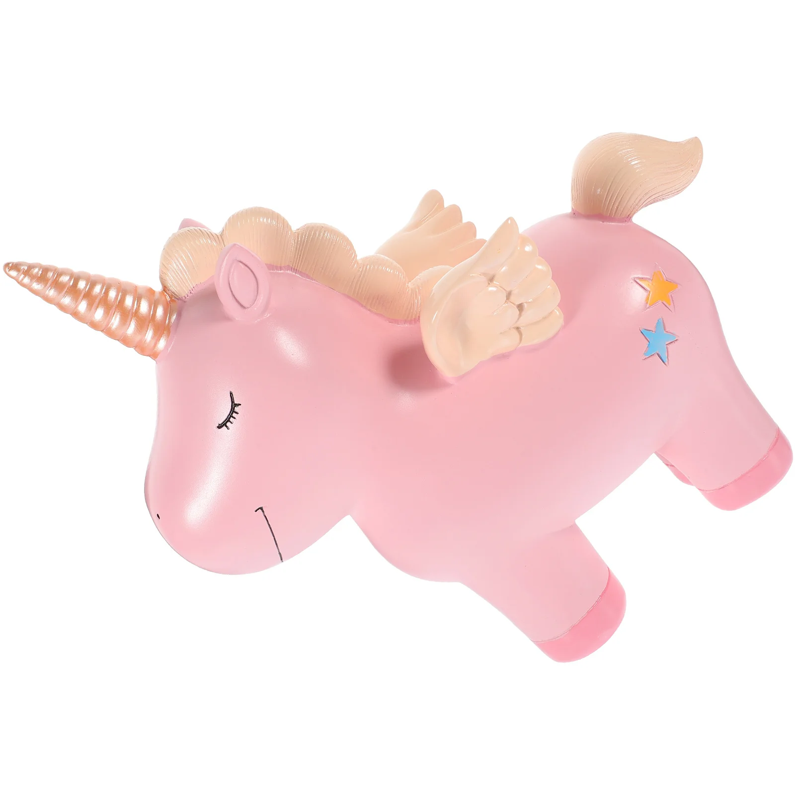 

Unicorn Piggy Bank White Coin Jar Desktop Ornament Decorative Coin Container Creative Money Box for Kids Piggy Bank