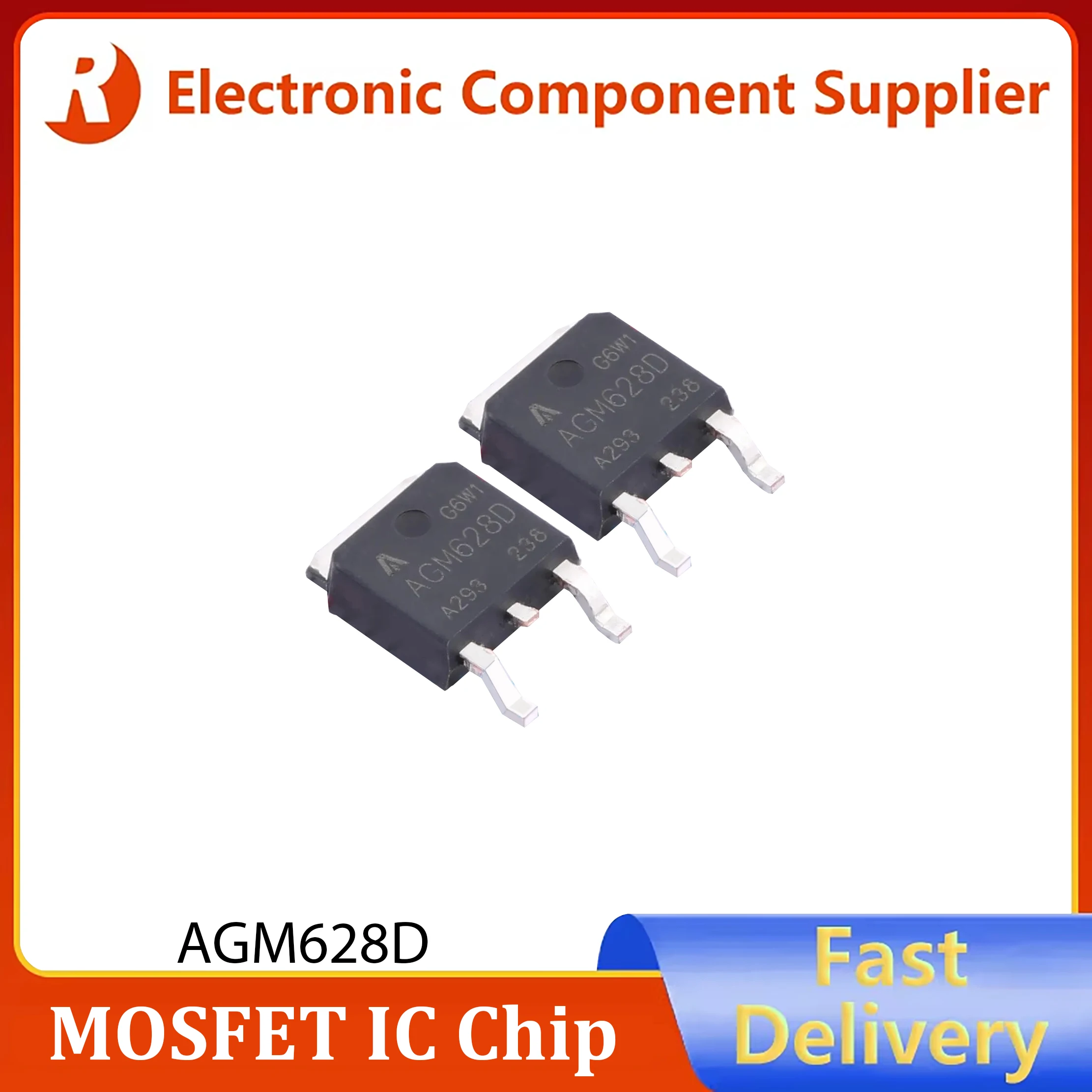 20Pcs AGM628D TO-252 New and Original AGM025N13LL AGM028N08A BVDSS 60V  MOSFET IC Chip in Stock