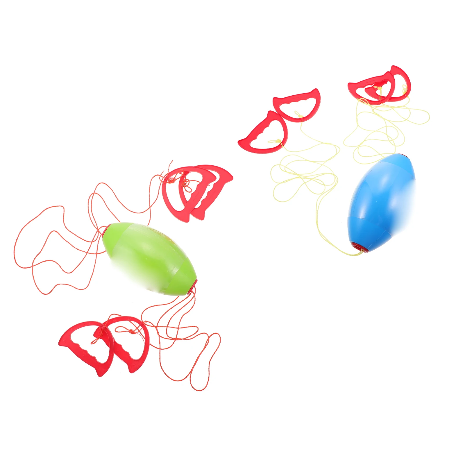 

2pcs Double Pull Balls Safe Toys for Kids Children Playthings Plastic Cooperative Puller Balls Design Home