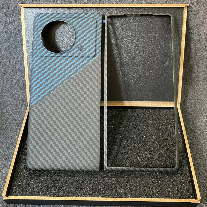 ACC- carbon fiber real on case for vivo x fold Aramid Fiber light and thin anti-fall shell vivo x note  Slim Case
