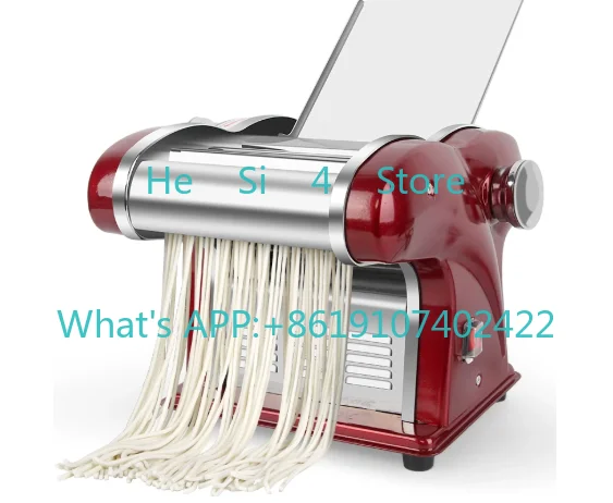 Household 220V Electric Dough Press Machine Stainless Steel Multi Purpose Maker for Fresh Noodles & Dumpling Skin Forming