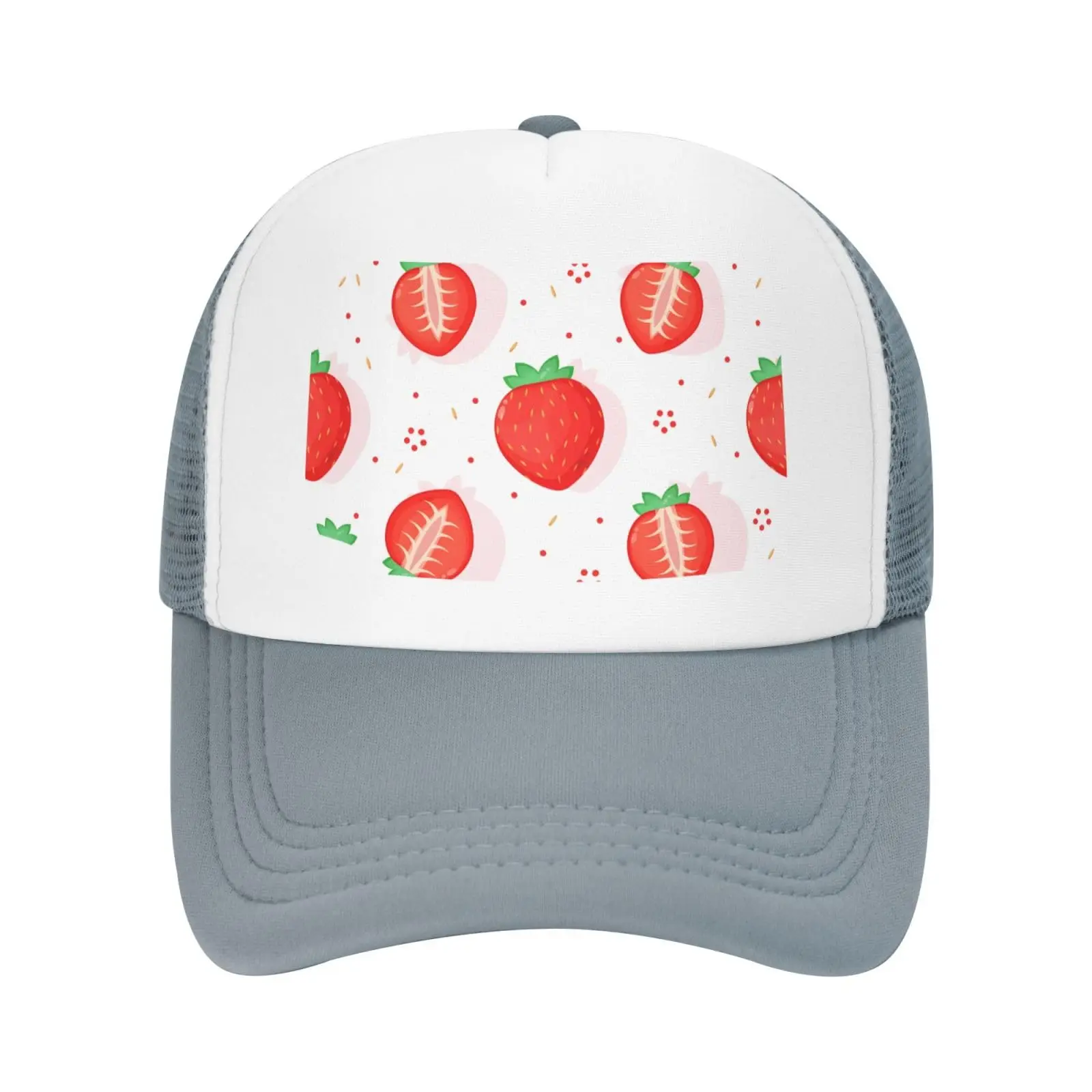 Sweetheart Strawberry Baseball Chapéus para homens, Trucker Chapéus