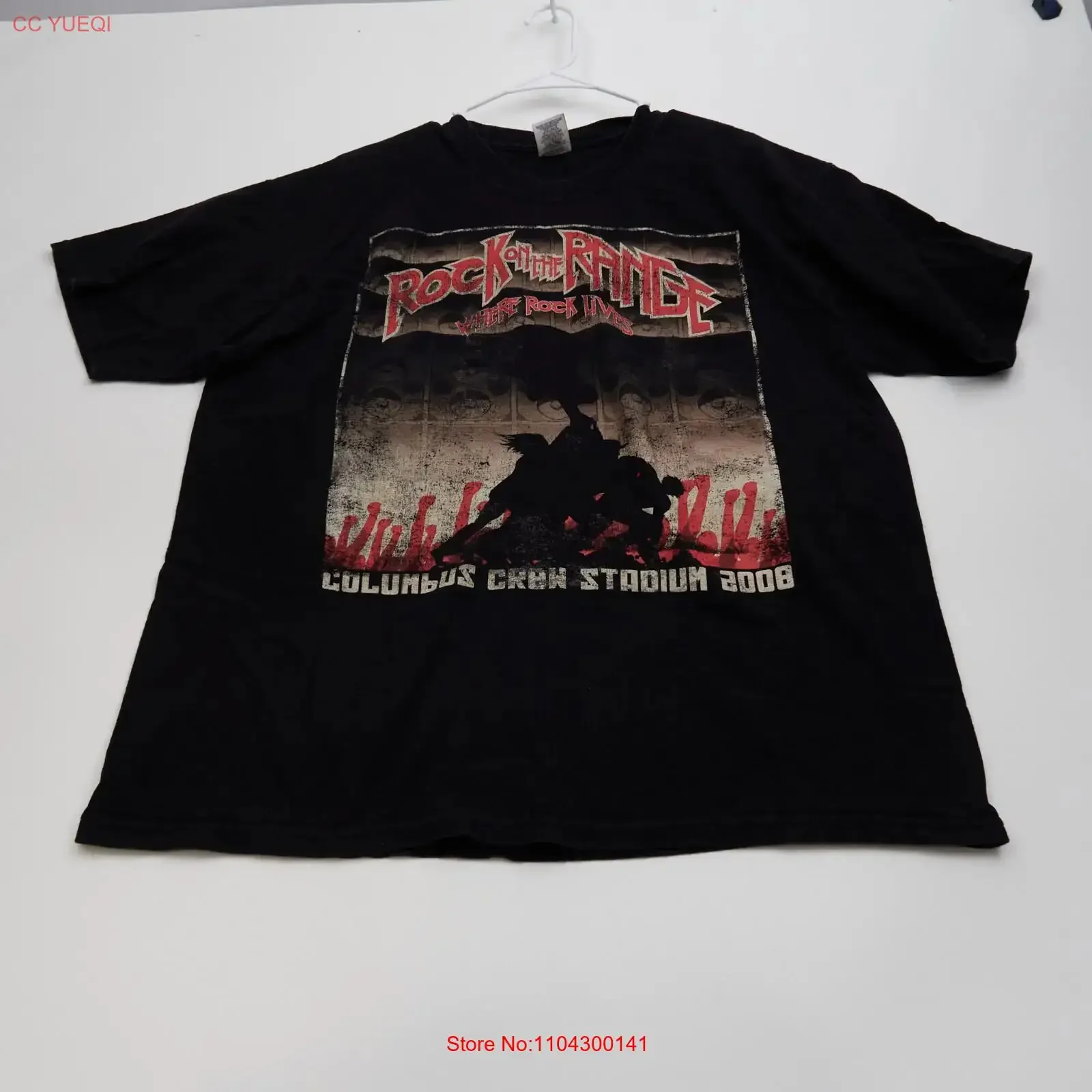 2008 Rock On The Range Music Festival T Shirt XL Columbus Ohio Crew Stadium vintage Washed Soft streetwear fashion Unisex