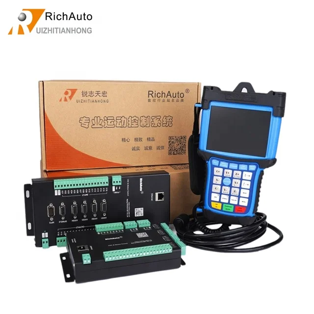 Rotary Cnc Router  Beijing Rich Auto B58 4 Axis Stepper Sevor  DSP Control System Motion Controller