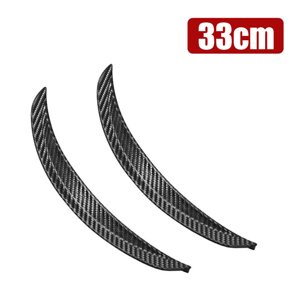 Carbon Fibre Accessories Arch Wheel Eyebrow Left Note Package Content Placement On Vehicle Front Prevent Scratches