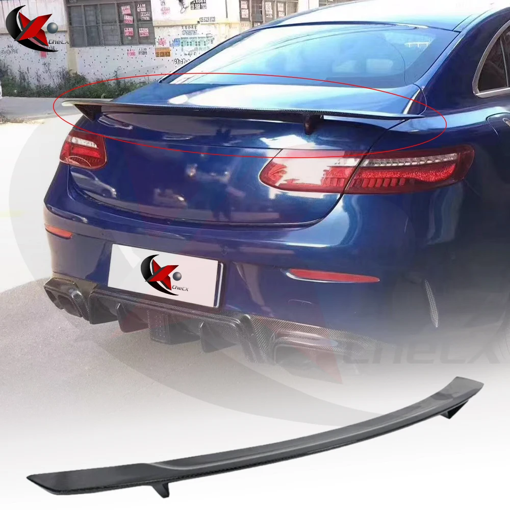 

Suitable For Mercedes Benz W238 E-Class AMG 2Door Hardtop Coupe 2016-2022 RT Style Rear Spoiler Carbon Fiber Trunk Lid Rear Wing