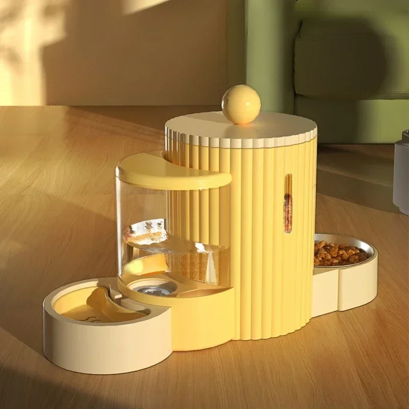 

Automatic feeder drinking water bowl double bowl cat food pet rice bowl drinking water