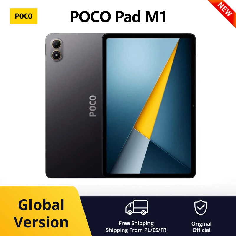 POCO Pad M1 8GB + 256GB Preto Azul Snapdragon ® Tela cristalina 7S Gen 4 12,1 "2,5K 12000 mAh