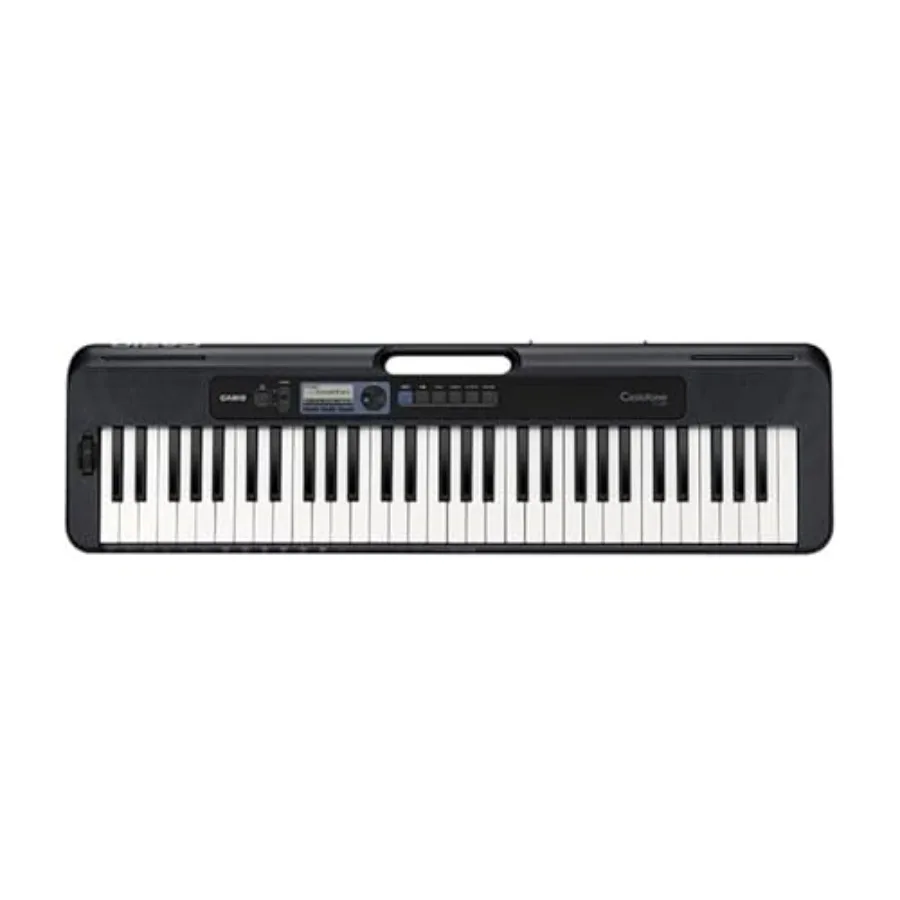 

tone CT-S300 Portable Keyboard Touch-Sensitive 400 Tones, 77 Rhythms and Pitch Bend Ideal for Music Creation Anytime, Anywhere