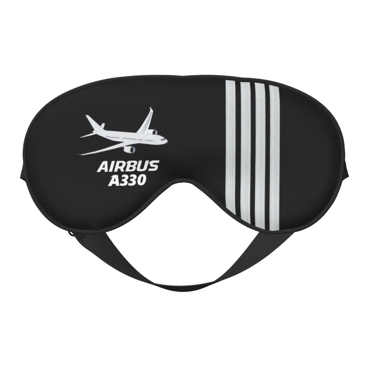 

Airbus A330 Капитан в полоску, мягкая маска для глаз, повязка на глаза для сна, пилот, авиация, авиатор, самолет, обеденный перерыв, повязка на глаз, крышка для сна