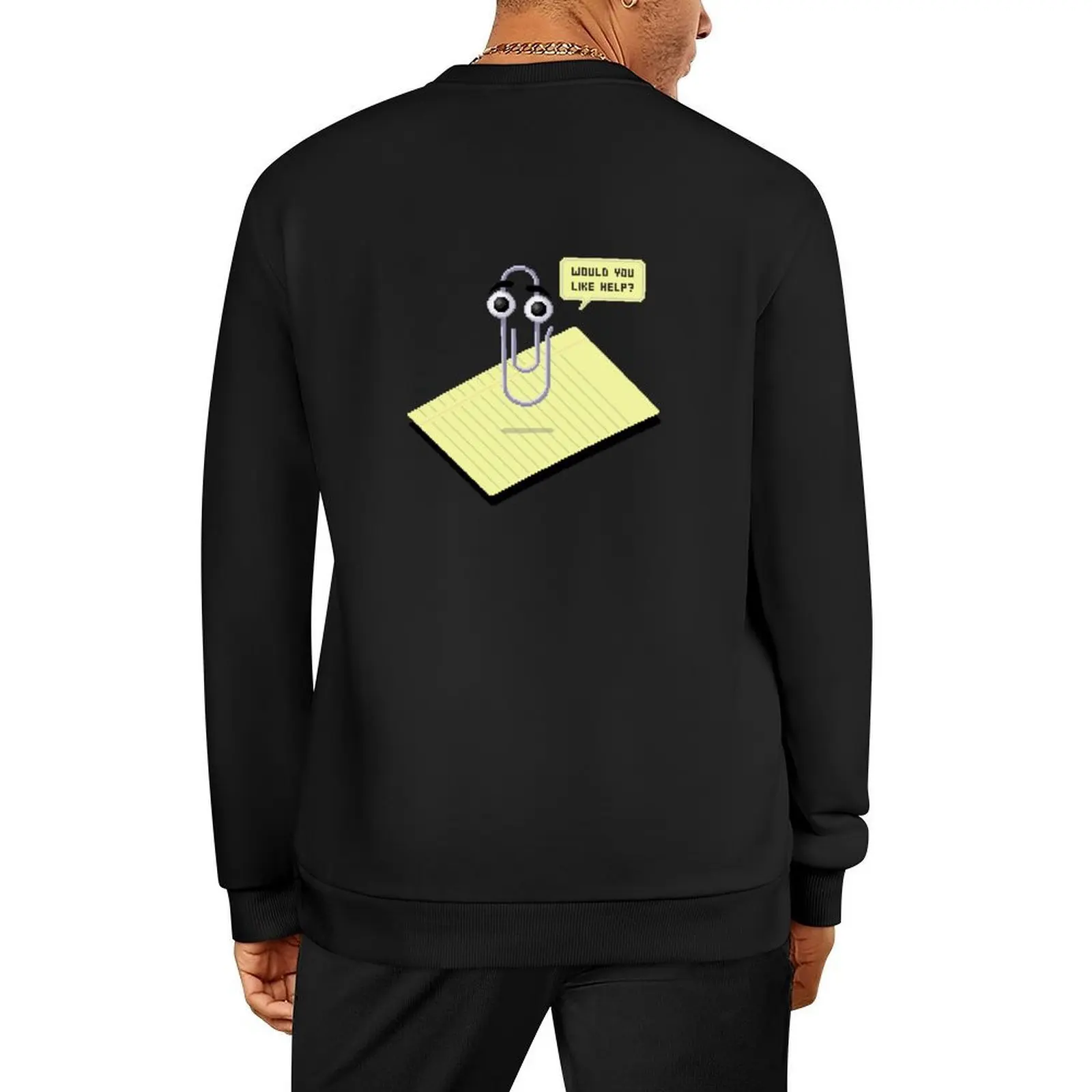 

Clippy Art Pullover men clothing mens clothing winter clothes korean style clothes hooded sweatshirt