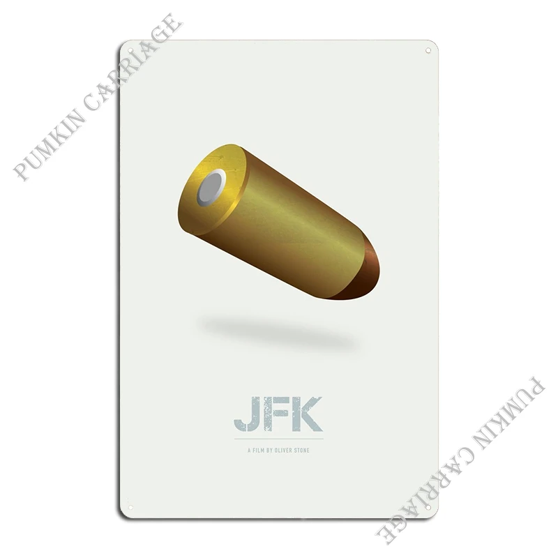 Jfk Alternative Movie Art Metal Sign Rusty Kitchen Design Club Tin Sign Poster