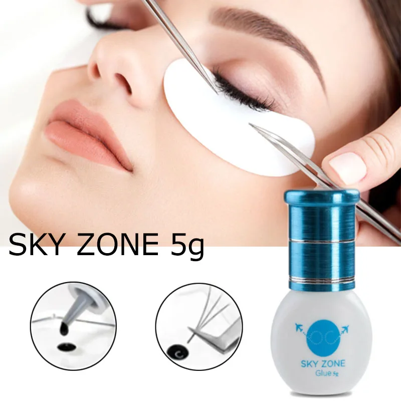 IGLUE SKY ZONE Glue For Eyelash False Extensions Adhesive 5g Makeup Beauty Health Tools Original Korea With Sealed Bags