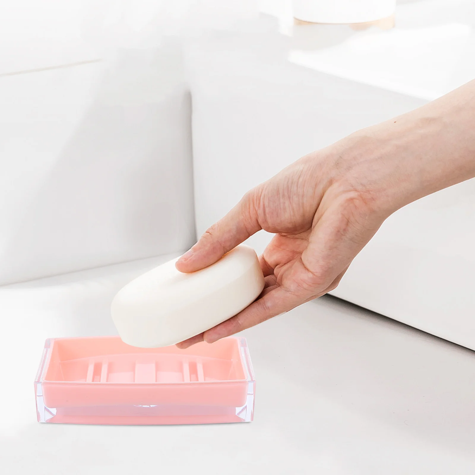 

4pcs Bathroom Four Piece Set Strong Luxury Countertop Accessory Kit For Home Hotel Use Soap Dispenser Lotion Bottle