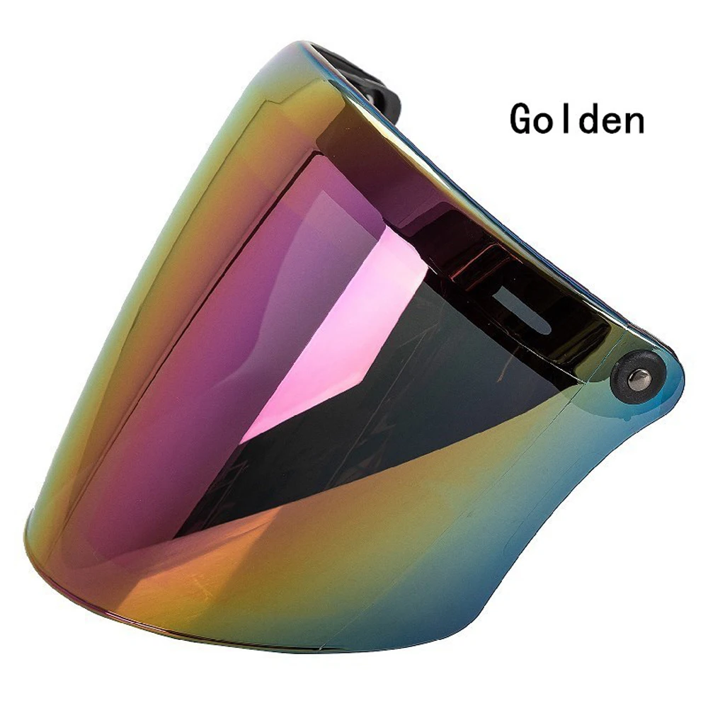 1 قطعة 3-Snap خوذة لعدسة الذروة ل الشمس الظل درع ارتداء مقاومة ل 3/4 دراجة نارية مفتوحة الوجه خوذة قناع