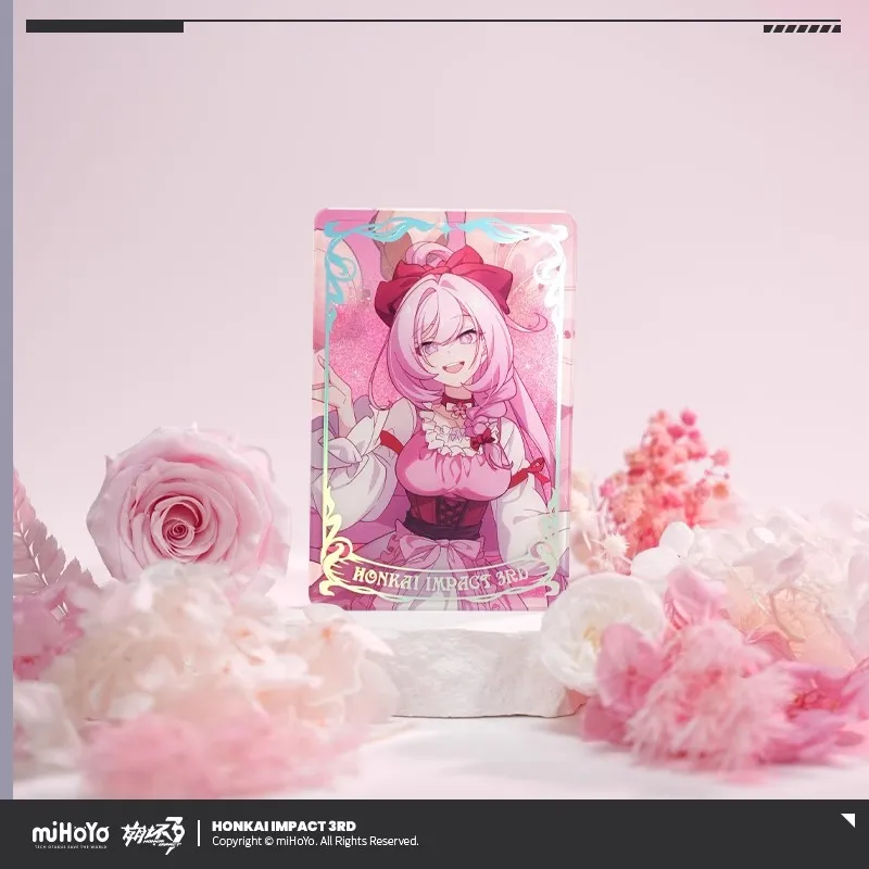 

Официальная серия miHoYo Honkai Impact 3rd Floral Spring Dawn, акриловый орнамент с струящимся песком, оригинальные аксессуары для игр в стиле аниме
