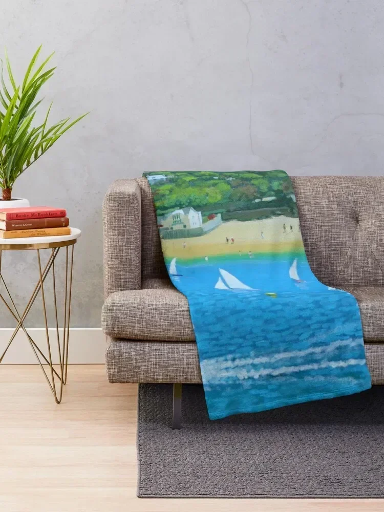 A Salcombe Summer - Devon UK Throw Blanket