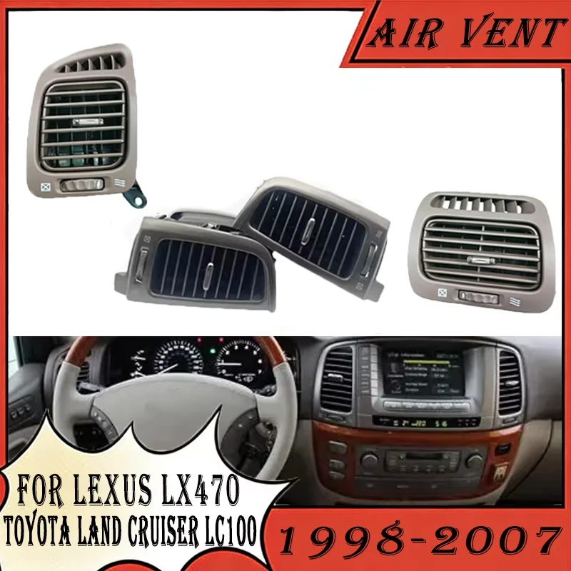 

Air Vent Outlet Grille For Lexus LX470 1998 1999 2000 2001 2002-2007 Toyota Land Cruiser LC100 Air Conditioning Outlet Assembly