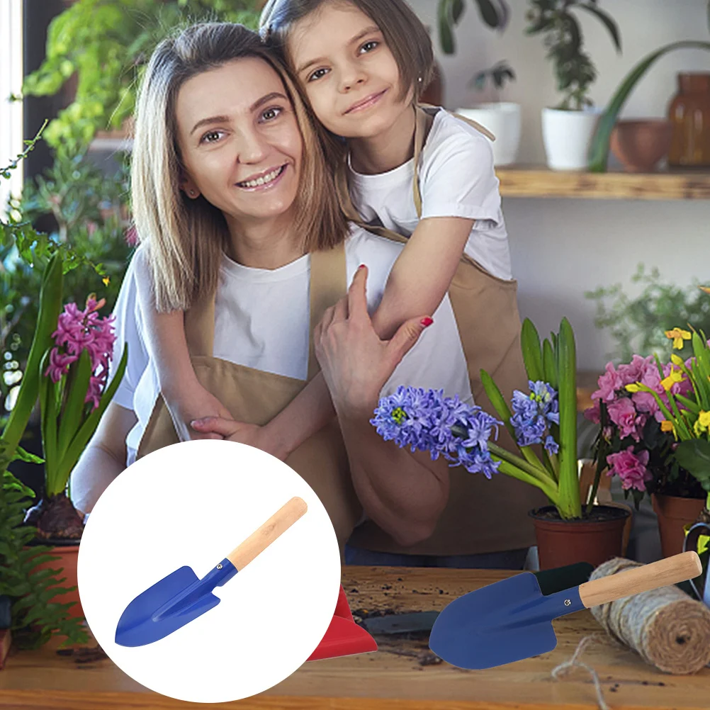 

1 Set Kids Gardening Tool Set Rake Fork Trowel Shovel Metal Yard Multi Functional Garden Hand Tools For Beach Park Backyard