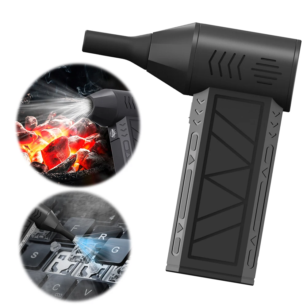 

Mini Fan 110000RPM Electric Air Duster with Light Air Blower Jet Dry Blower for Computer Keyboard Outdoors Car Home