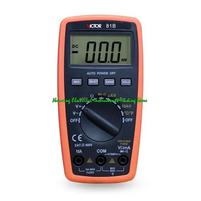 

Victor VC81B/VC81D True RMS Digital Multimeter Resistance Capacitance Frequency Temperature Auto range