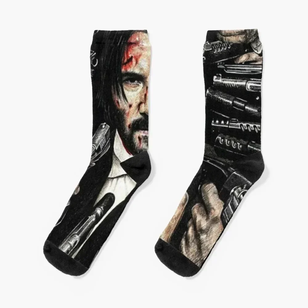 

Mr. John Babayaga VOL 1 Socks New year's basketball luxe christmas stocking Women's Socks Men's