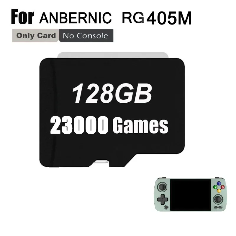 بطاقة ماموري Anbernic-RG405M ، ألعاب PSP PS2 ألعاب مسبقة التحميل ، لوحات ألعاب يدوية ريترو ، FBA كلاسيكي ، GBA ، GBC ، حقيبة MAME ، بطاقة Sd TF