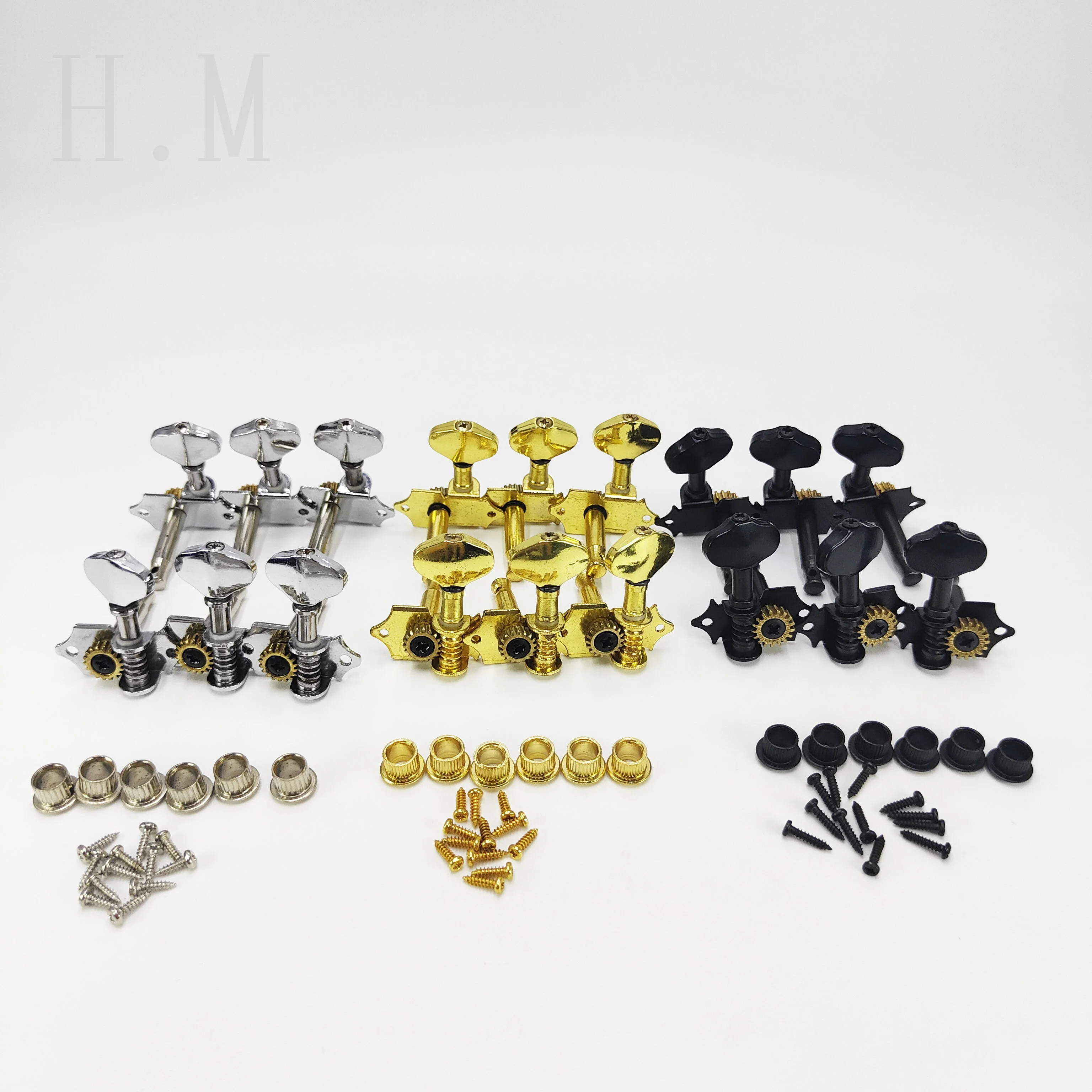 6 قطعة/المجموعة ضبط الغيتار أوتاد عالية الجودة زهر البرقوق رئيس الغيتار الشعبي ضبط أوتاد فتح الذيل ثقب الغيتار التبعي