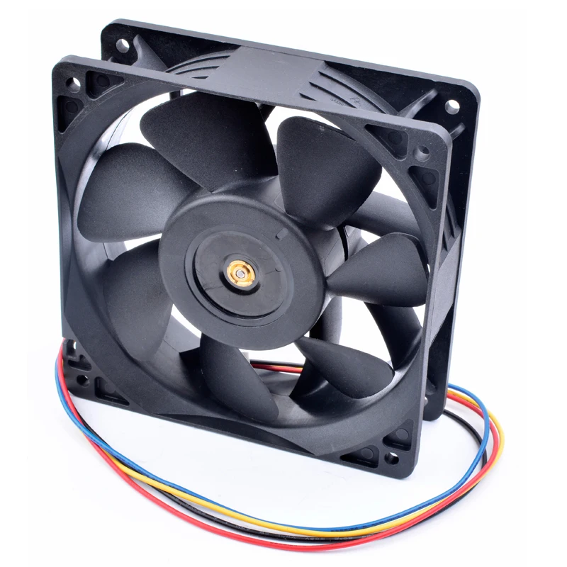 Brand new original ANCHAOPU QFR1212GHE 12cm 12038 120x120x38mm 12V 5A 4 lines pwm server chassis large air volume cooling fan